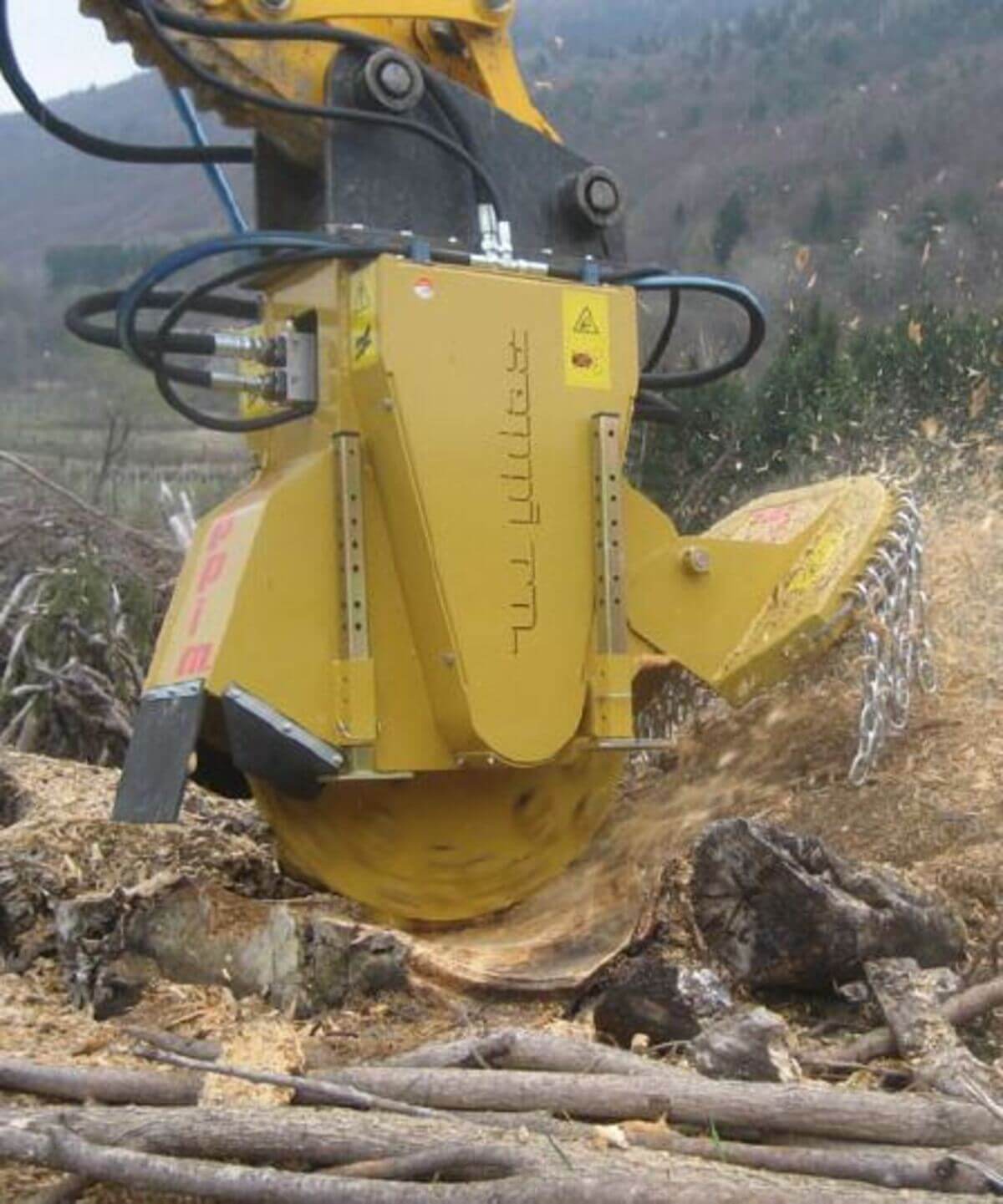 Equipement Rogneuse Souches