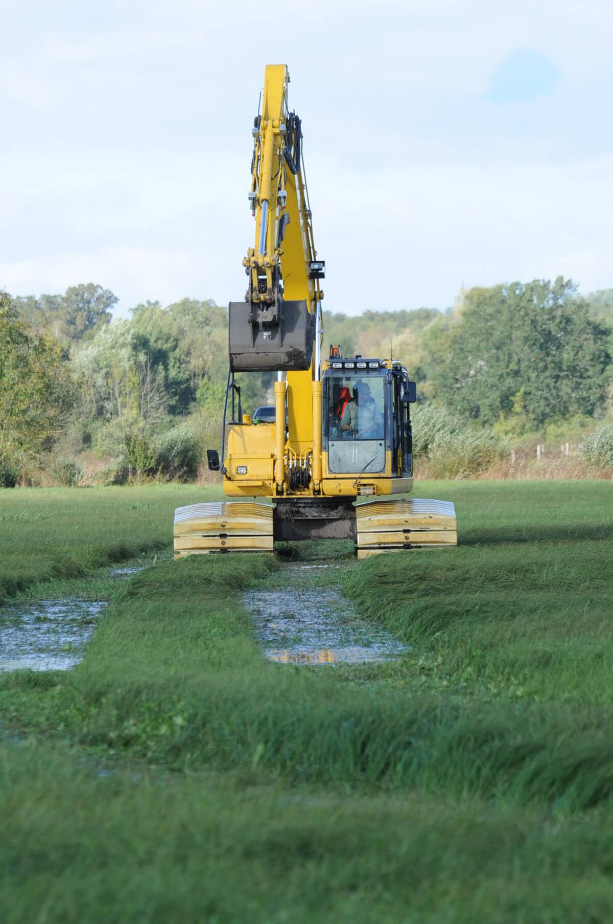 Pelleteuse Eau Chantier